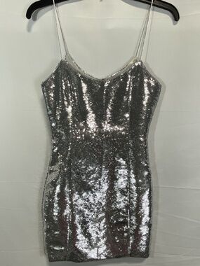 Meshki Katherine Sequin Mini Dress SZ XS NWT